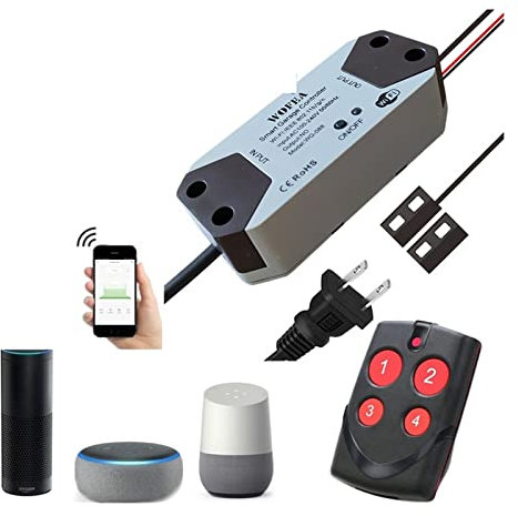 Ouvre-porte de garage Wofea Contrôleur universel intelligent d'ouvre-porte de garage pour l'assurance + 2.0 Ouvre-porte de travail