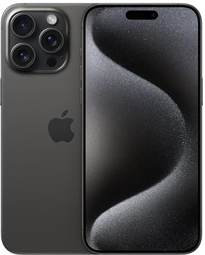 Apple iPhone 15 Pro Max (1 TB) - Titan Schwarz