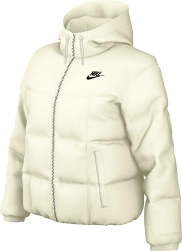 Nike W NSW Esstl Thrmr CLSC Tampon Veste, Voile/Noir, L Femme