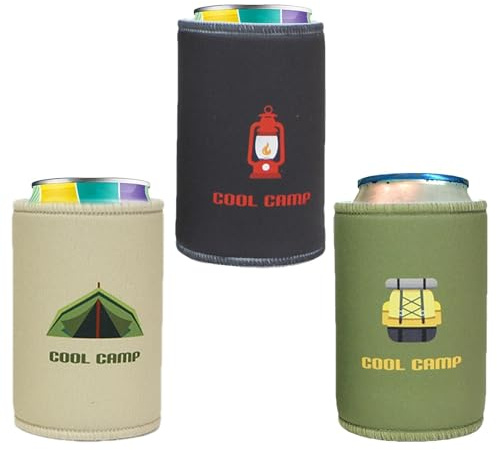 3 Piezas Fundas De Neopreno Compatible Con Lata - Funda Lata Cerveza Cubrelatas De Cerveza Cubre Latas Funda Latas Neopreno Enfriador Cerveza - Para Reuniones Familiares Fiestas De Cerveza
