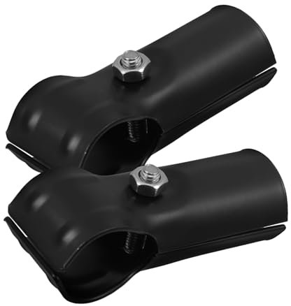 ARTIBETTER Abrazadera de Reparación de Tubos 25t-2way Abrazaderas Adaptadoras Negras para Abrazaderas de Carpintería