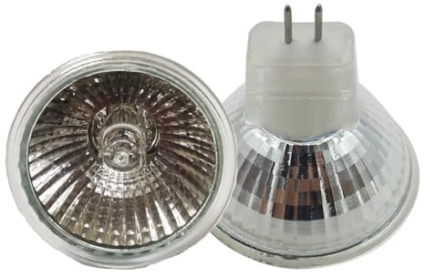 JZLBBC GU5.3 Halogen Spotlight Bulbs 220V 35W MR16 GU5.3 Bulb Dimmable MR16 Halogen Bulb GU5.3 Base Warm White 2Pc 10W