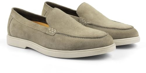 Silver Street London San Mauro Premium Suede Loafers Shoes for Men Extra Padded Breathable Mens Casual Shoes Comfortable Moccasins Slip On Men Flats