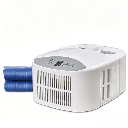 Almohadilla de Colchón con Refrigeración Por Agua, Colchón de Aire Acondicionado Refrigerado con Temporizador de 1 a 9 Horas y Pantalla Lcd, Control de Temperatura de 25 a 38 ℃, Enfriador d 140*160cm