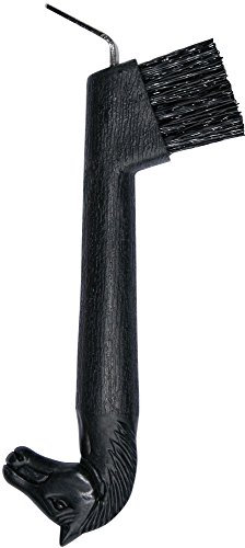 Harry's Horse 36000005-05 Hufkratzer/Bürste Pferdekopf Bt / 10 Stück, schwarz