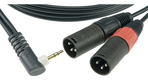 Klotz Einsteckkabel, 2 x XLR-M/3,5 Sym 2 m, Ay9A0200