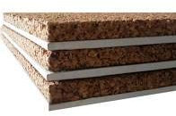 ITALFROM - Kork (30 mm) + Gipskartonplatte (13 mm), thermische Schalldämmung (verschiedene Größen) (1,20 m x 1,00 m Paneel)