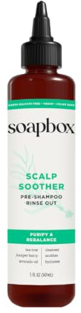 Soapbox Scalp Soother | Scalp Soothing Treatment with Tea Tree Oil & Hyaluronic Acid | Vegan, Cruelty, Paraben, Gluten and Harsh Sulfate Free | 5oz