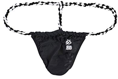 Newsywell Perizoma da uomo in cotone con perizoma Sumo G String vita bassa slip bikini intimo
