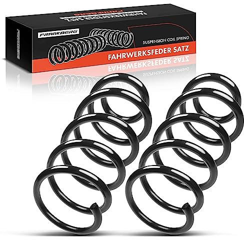 Frankberg 2x Federn Fahrwerksfeder Hinterachse Kompatibel mit Corsa D S07 1.0L 1.2L 1.4L 1.6L Schrägheck 2006-2014 Replace# 93189475