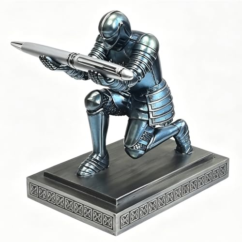 HDMbigmi Knight Pen Holder Pen Stand Desk Organizer and Accessories Blue
