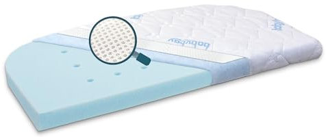 Babybay Matratze MediTex extraluftig 3D Mesh passend für Modell Maxi, Boxspring und Comfort Plus, Weiß