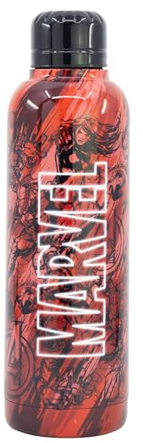 Stor Marvel Babyflasche 515 ml, Edelstahl, waschbar, wiederverwendbar, langlebig