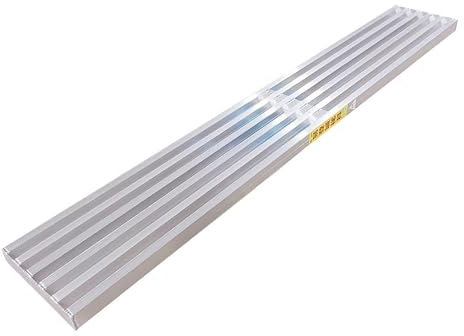 Piattaforma di lavoro in alluminio per scale a pioli e cavalletti, piattaforma di lavoro regolabile/accessorio per scale, strumento per impalcature spesso 2 pollici per lavori di ristrutturazione do