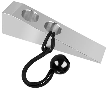 Cuneo pompiere, design compatto e portatile, 15 x 3,9 x 3,9 cm, cuneo di ricambio in alluminio, strumento multifunzionale in alluminio, leggero e facile da trasportare, per ispezioni di sicurezza