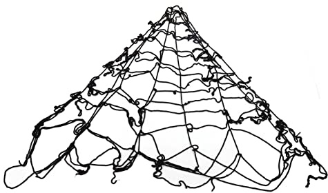 GEDMRT Decoración de telaraña de Temporada Espeluznante |Telaraña Grande de 5x5m para Casas Temáticas/Patio/Fiesta |Material de Franela, súper elástico.