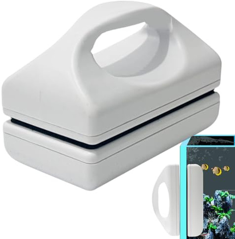 Nettoyant Magnétique Pour Aquarium – Brosse Grattoir À Algues, Aimant En Verre Pour Aquarium, Outil De Nettoyage Puissant, Accessoire Compact Et Durable | Entretien Pratique De L'aquarium Pour Les Pet