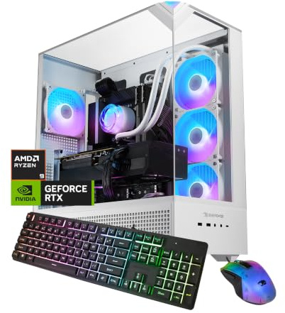 iBUYPOWER Element Gaming PC Desktop Computer AMD Ryzen 9 7900X CPU, NVIDIA GeForce RTX 5070 12GB GPU, 32GB DDR5 RAM, 1TB NVMe SSD, Windows 11 Home, Gamer Keyboard and Mouse - EWA9N5702