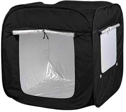 Chambre Noire pour Tente d'extérieur pour - cabane de Jeu Pliable avec Portes, Grotte Opaque pour éviter la Surcharge sensorielle, cachette Mobile | Intérieur, extérieur, Jardin, Chambre d'enf