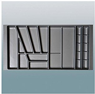 Besteckeinsatz 90er Schrank H 50 mm Schublade B 860 mm