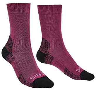 Bridgedale Hike Lightweight Merino Endurance Boot Original Calcetines, Mujer, Frutas del Bosque, Medium