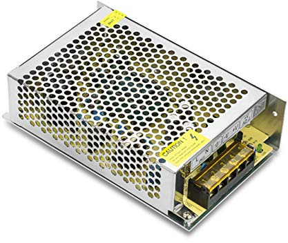 TASVICOO 5 V 10 A strömförsörjning 50 W transformator LED-drivrutin för 2812 LED-remsa pixel Raspberry CCTV-kamera