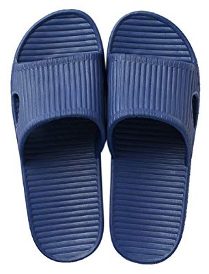 JoWebb Unisex Slip On Slippers for Women/Men Non-Slip Light Weight Flat Slide Sandals Shower Sandals House Soft Flip Flop Shoes for Indoor Home Garden Bathroom Poolside