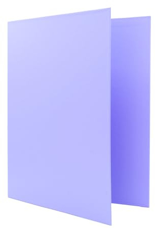 Raylu Paper® - Raccoglitore 4 anelli a D da 25 mm, raccoglitore A4 con anelli per riporre documenti, formato A4 33,5 cm di altezza x 26 cm di larghezza e dorso di 4 cm di spessore (viola pastello)
