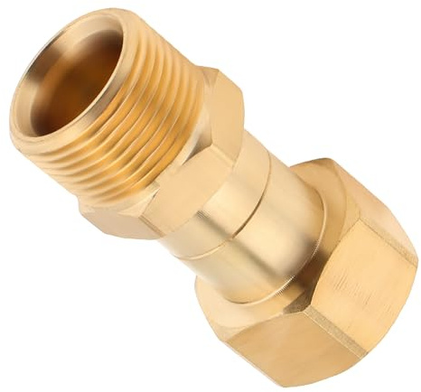 Raccordo girevole per idropulitrice, M22, 14 mm, in ottone, per la pulizia della macchina, 4500 PSI