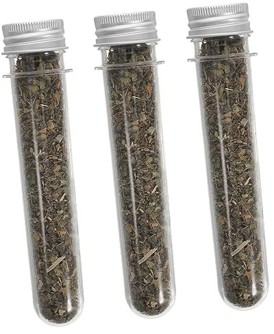 Kisangel 3pcs Bulk Catnip Cat Toys Catnip Grass Ball Cat Dental Treats Easy to Carry