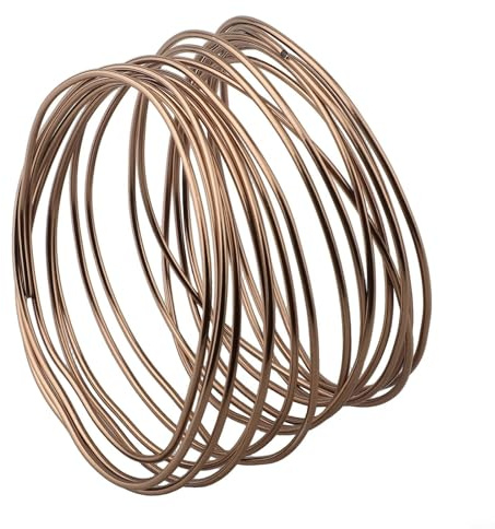 Gdfnmogo Set di fili per bonsai in alluminio anodizzato, per modellare alberi e progetti artigianali, filo di fissaggio flessibile da giardino per bonsai e supporto per piante in vaso (1 pezzo