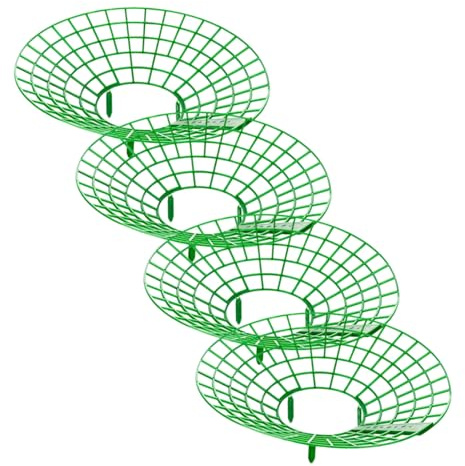 HEMOTON 4piezas Soporte para Cultivo De Fresas Estante De Soporte para Fresas De Jardín Enrejado Transpirable para Bandeja De Plantación