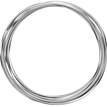 Vaessen Creative Basteldraht und Schmuckdraht 5 m x 2,8 mm x 0,5 mm Silber – Dreieckig Geprägt - Flexibler Draht zum Basteln für Blumenkranz, Scmuckherstellung und Modellbau