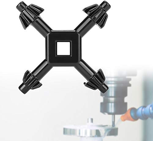 Yosoo Health Gear Llave para apretar Taladro, Llave para Taladro, Llave de portabrocas de Repuesto de Acero, Llave de portabrocas Multifuncional 4 en 1, Herramienta eléctrica para Taladro, sin Cable