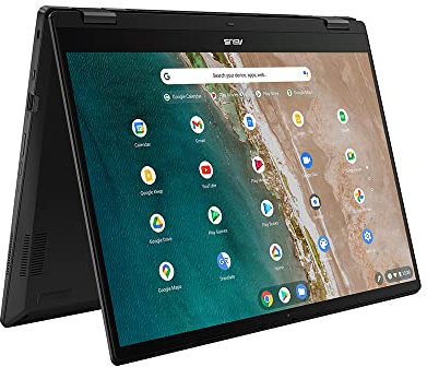 ASUS Laptop Chromebook Flip CX5601FBA 16 Full HD 300nits 144Hz Laptop (Intel i5-1235U, 8GB RAM, 256GB PCIe 3.0 SSD, Google Chrome OS), Mineral Grey