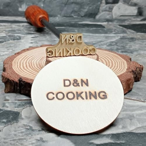 Individuelles Brandeisen Für Holz/Lebensmittel, Brennstempel Für Holz, Brandeisenstempel Personalisiert Für Grillen, Fleisch, Steak, Burger, Brot BBQ