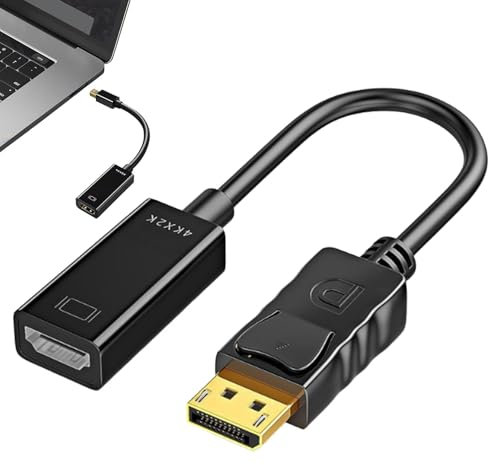 Adattatore DisplayPort a HDMI per Porta Display 4K | Convertitore per Proiettore Desktop