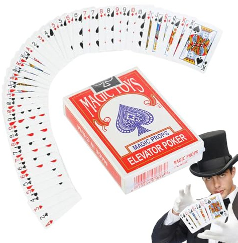 Générique Carte da Gioco Magiche, Gioco di Carte Interattivo, Strumento Magico Interattivo Primo Piano per Spettacoli di Strada, Spettacoli sul palco, Feste, Riunioni di Famiglia