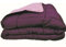 Calgary Range Bettdecke aus zweifarbigem Polyester, 140 x 200 cm, Pflaume/Violett