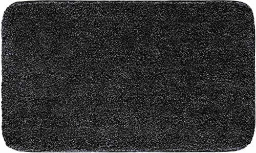Grund Melange Badteppich, Acryl, Anthrazit, 70x120 cm