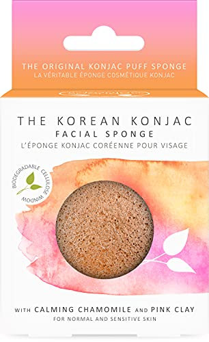 The Konjac Sponge Co Premium Facial Puff Sponge with Chamomile