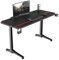 soges Gaming Tisch Gaming Schreibtisch Computertisch Desk Gamer Pro Tisch mit Großer Oberfläche XXL Smooth und Waschbar Mausepad in Tischform Ergonomischer Tisch PC Schreibtisch 140 x 65 cm Schwarz