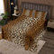 Tbrand Leopardenmuster Tagesdecke 240x260cm Luxus Geparden Bedruckt Bettüberwurf Für Mädchen Frauen Wildtier Thema Steppdecke Wildlife Stil Dekor Mehrfarbig 37