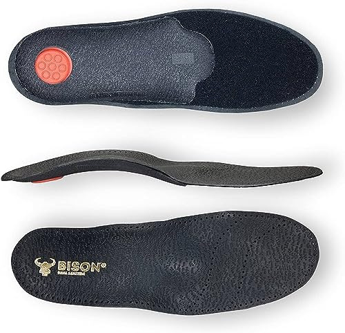 BISON ALFA Solette Scarpe - Comode Plantari Ortopedici Piede Piatto - Solette Ortopediche - Plantare Piede Piatto - per Uomo e Donna (37)