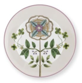 Pip Studio Lily&Lotus Petit Four Teller weiss/lila12cm