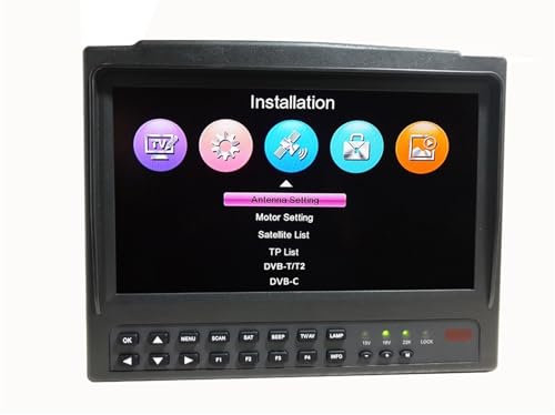 DVB-S2 DVB-T2 Satellite Finder Meter HD Satellite TV Receiver MPEG-4 Modulator DVB-S/S2 MP4 HEVC(H.265) AVS/AVS+