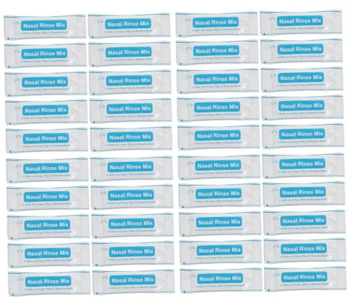 Didiseaon 80piezas Sal Para Lavado Nasal Mezcla De Nasales Paquetes Solución Salina Instantánea Para Enjuague Nasal