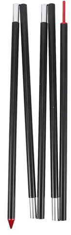 Hohopeti Poteau de Canopée Camping Aluminium Renforcé Tige Télescopique Sections pour Auvent Abri Pluie et Tente Extensible Support Robuste et Léger pour Randonnée et Plein Air