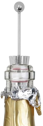 dzqad Bouchon de Bouteille de Vin - et Silicone Réutilisable Articles Domestiques - Capsules Pour Bouteilles De Vin - pour Noël Halloween Bar Maison Cuisine Fête Cadeaux Mariage Dégustation Boisson