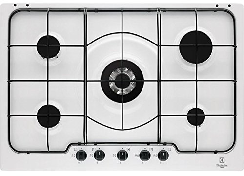 ELECTROLUX Piano Cottura PB750UV a Gas 5 Fuochi Gas Colore Bianco